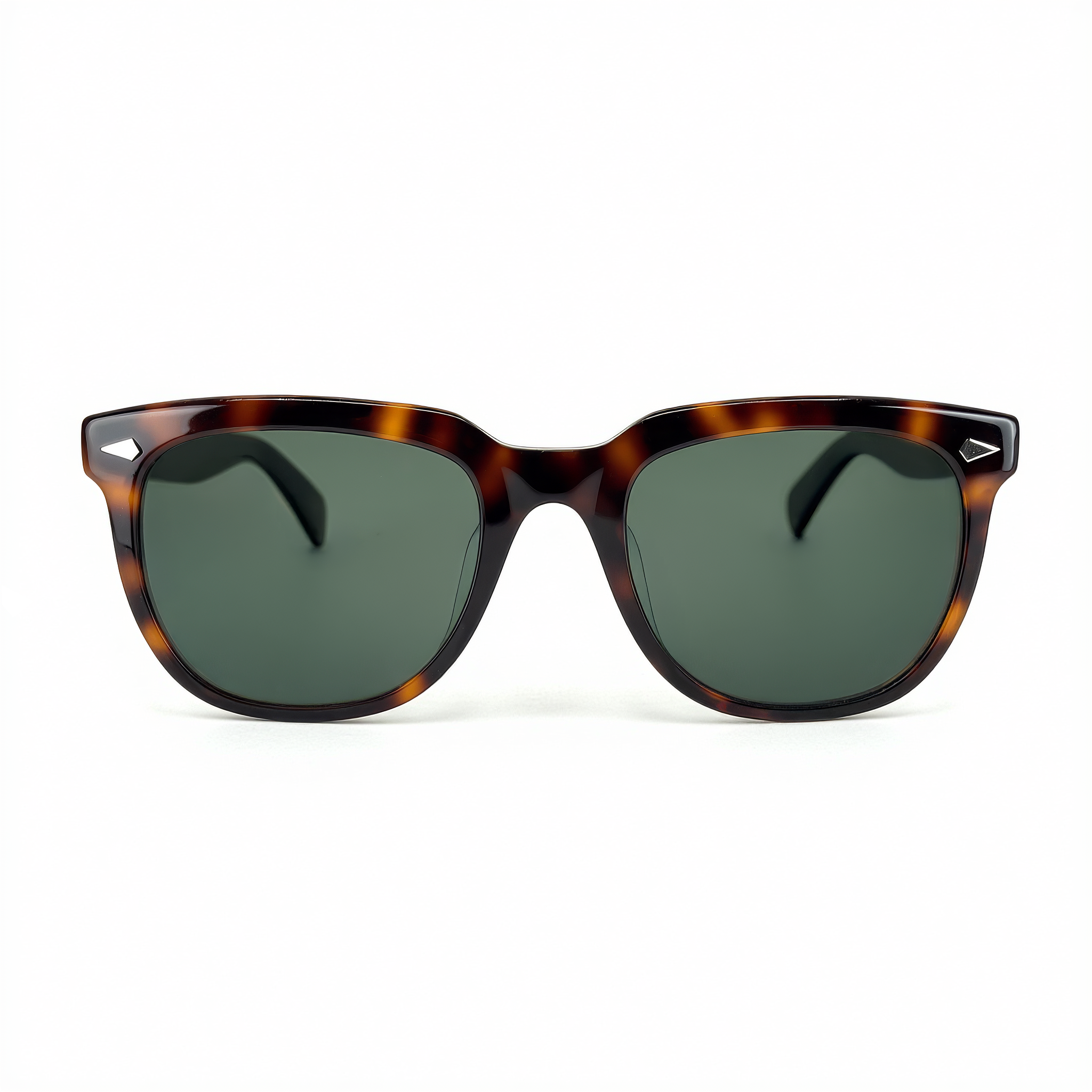 ? Vow London Tortoiseshell Sunglasses Work It! Dark Tort Uni-Sex Oval Sunglasses | Le Specs main image 3